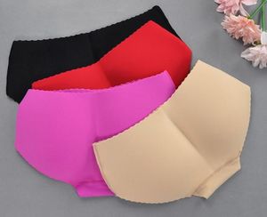 Latex taille formateur bout à bout culotte femmes Sexy sous-vêtements minceur pantalon faux cul Booty rembourré culotte Ass Enhancer Up Hips 2018 nouveau