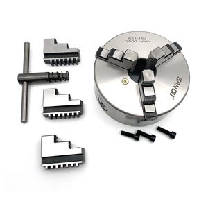 Lathe Chuck 160mm 3 Jaw Self-Centering Chuck K11-160 Manual Scroll Chuck For Small Bench Lathe