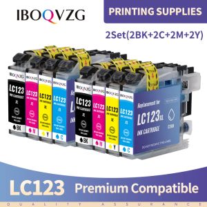 Cartucho de tinta compatible con LC123 XL para hermano LC123 para MFC J4410DW J4510DW J870DW DCP J4110DW J132W J152W J552DW Printer