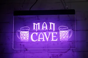 LD3787 LED Strip Lights Sign Beer Drink Man Cave 3D Gravure Free Design Wholesale Retail