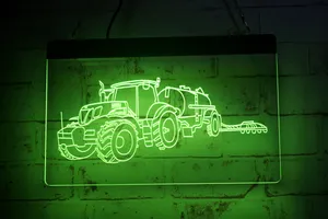 LD8116 Tira de luces LED Signo Tractor 3D Grabado Diseño libre Venta al por mayor Venta al por menor