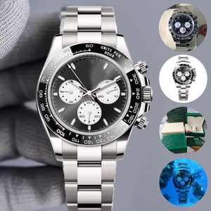 Le Mens Dhgate 40mm Automatic Mechanical Sapphire Designer Watch 904L Stainless Steel Panda Dial Montre De Luxe Watches