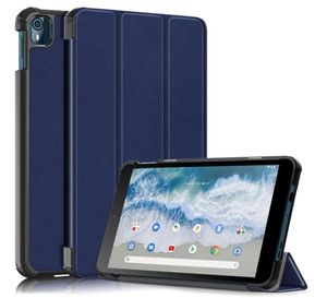 Étuis en cuir pour Nokia T10 2022, 8 pouces, pour ipad, étui de protection intelligent et mince, housse de protection à trois volets pour tablette Tab3230320