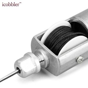 Accesorios de frazan de cuero Kit de herramientas de punta de costura de la máquina de coser reparación de zapatos de bricolaje suministros de cuero con hilo de aguja encerada