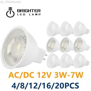 Ampoule LED MR16 GU5.3 lampe à LED projecteur basse tension AC/DC12V 3 W 5 W 6 W 7 W Angle de faisceau 120/38 degrés pour la maison économie d'énergie intérieure HKD230824