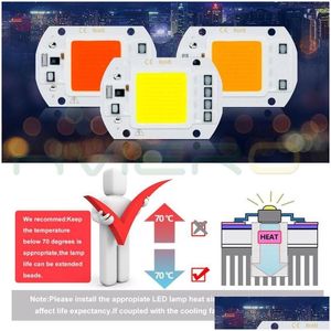 Bulbs LED BBS 110V220V COB LAMPE 10W 20W 30W 50W BB IP65 Smart High Power IC Diy Flood Light Spotligh