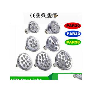 Ampoules LED Dimmable Bb Par38 Par30 Par20 9W 10W 14W 18W 24W 30W E27 Par 20 30 38 Éclairage Spot Lampe Lumière Downlight Drop Delivery Ligh Dh8Js