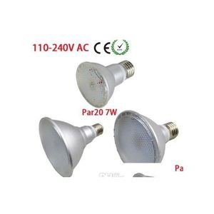 Ampoules LED Ip65 étanche Par20 Par30 Par38 E27 110V240V 7W 12W 15W plafonnier à intensité variable spots Bb livraison directe éclairage Bbs Dhp5Y
