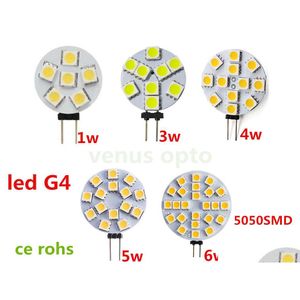 Bulbas LED LED BBS DC12V 1W 3W 4W 5W 6W 6 9 12 15 24 LED G4 5050SMD T3 DISC RV CAMPER CAMPERA MARINA Drop de entrega Luces iluminación Li Dhoqy