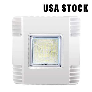 Luces de dosel LED Reflectores para gasolineras Almacén Garajes Estacionamiento Iluminación de bahía alta Impermeable IP66 110-277v 5500K 150 W Usalight Stock EE. UU.