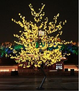 Lumière LED pour arbre en fleurs de cerisier, 864 pièces, ampoules LED, hauteur 1.8m, 110/220vac, sept couleurs en option, utilisation extérieure étanche à la pluie, 8R