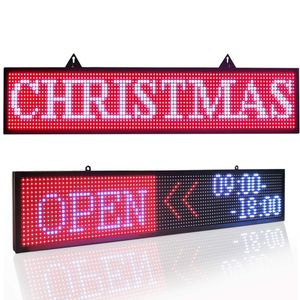 LED Display P10 Outdoor LED Sign Rolling Information Text Store Window Sign Custom-mad Board Programmable Led Scrolling Display 1000x200mm 230718