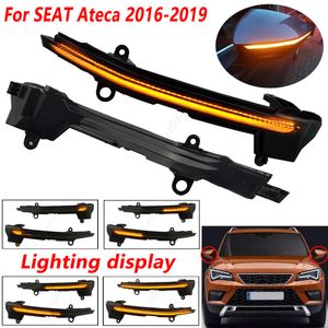 LED dinámico lateral retrovisor espejo secuencial parpadeo de la señal de giro para SEAT ATECA CUPRA ATECA TARRACO XCELLENCE 2016-2019