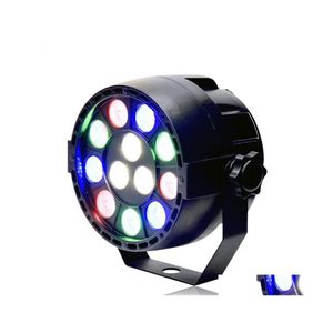 Effets LED 15W RGBW 12 Par Light DMX512 Contrôle du son Colorf Stage pour musique Concert Bar KTV Disco Effet Éclairage Drop Delivery Lig Dh7Zx