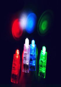 Lámpara de dedo LED anillo de dedo de los dedos LED Lights Glow láser vigas de los dedos anillo intermitente LED Flash Toys 4 Colors4015213