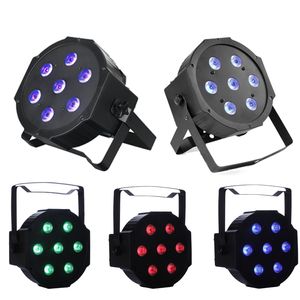 LED FlatPar 7x10 Watt Quad RGBW SlimPar Light - Télécommande - Up-Lighting - Stage Lights club lights moving