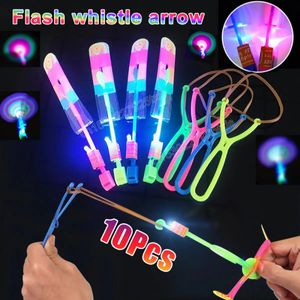 Gants LED 1510 pièces, jouet léger incroyable, fusée, hélicoptère, jouets volants, cadeau amusant, bande de caoutchouc, déjeuner pour enfants 231207