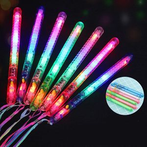 LED lueur clignotant bâton lumineux patrouille clignotant Concert faveurs de fête jouet multicolore lumineux clignotant Rave Concerts outil de fête