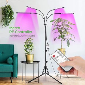 Lámpara de cultivo LED 5V USB Phyto de espectro completo para plantas de semillero de flores vegetales de interior soporte de piso de luz azul roja