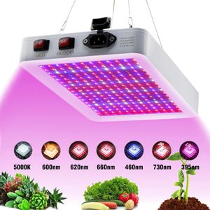 LED élèvent la lumière 1000W étanche Phytolamp spectre complet 2 Mode commutateur Veg Bloom intérieur plante croissance lampe pour serre