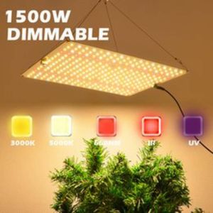 LED Grow Light Dimmable 600W 1200W 1500W Spectre complet Samsung Driver Indoor Plantation