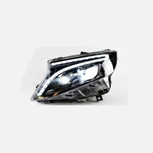 Phare LED pour Benz Vito 20 13-20 22 W447 DRL, lentille bi-xénon, yeux d'ange en cristal, clignotant, lampe avant 278z