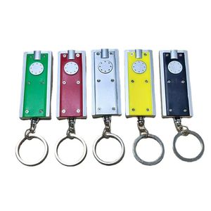 Porte-clés LED Type de lumière porte-clés lumières porte-clés cadeaux créatifs lampe de poche Portable porte-clés