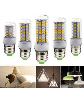 Lampe LED Ampoule E27 E14 Bougie Bombille 220V SMD 5730 Lampe de décoration à la maison pour lustre Spotlight 24 36 48 56 69 106LÉDS