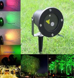 LED láser La césped Firefly Stage Lights Landscape Red Green Garden Garden Sky Star Lamps con control remoto por DHL7838983