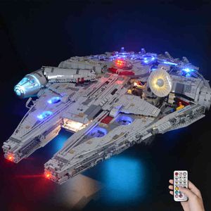 Kit d'éclairage LED pour 75192 Star Ultimate War Millennium Falcon Blocks uniquement le jeu d'éclairage n'inclut pas le modèle G220524