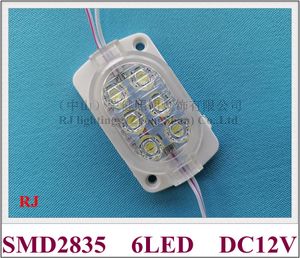 LED light module DC12V/DC24V 1.2W 150lm SMD2835 6ed 65mm*40mm rectangle style waterproof Truck light Warning Contour light