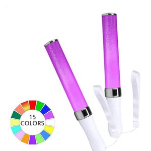 LED Light Sticks 3W 15 Color-changing Glow Sticks Battery Powered Dmx Remote Control Glow Stick Tube For Concerts Parties Celebrations 230625