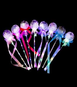 LED Light Sticks Clear Ball Star Shape Flashing Glow Magic Wands pour anniversaire de mariage décor de fête pour enfants