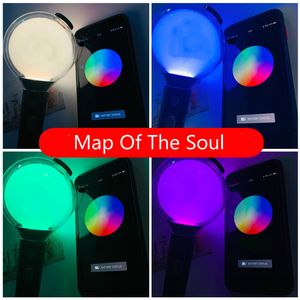 Bâtons Lumineux LED KPOP Army Bomb Lightstick Ver.3 Ver.4 Édition Spéciale SEmap Of The Soul Concert Lightstick Avec Bluetooth Po Cards Fans Cadeaux 230210