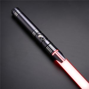 LED Light Sticks RGB Lightsaber Swing Heavy Dueling Metal Handle Laser Sword 14 Changing Color with Force FX Blaster FOC Lock Up Kids Toys Gifts 230724