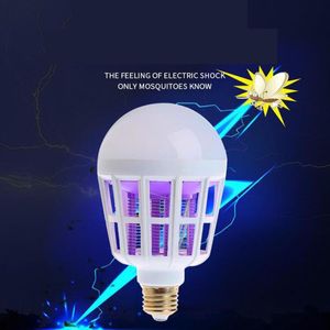 Bombilla LED para matar mosquitos, 20W, CA, 220V, E27, enchufe, iluminación para el hogar, bombilla trampa para insectos, luz nocturna para dormir para bebés, interior y exterior