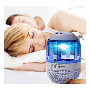 Led Multi-Functional Lights 5V Electric Mosquito Bug Zapper Killer Led Lantern Fly Catcher Flying Insect Patio Outdoor Cam Lamps Dro Otbrq