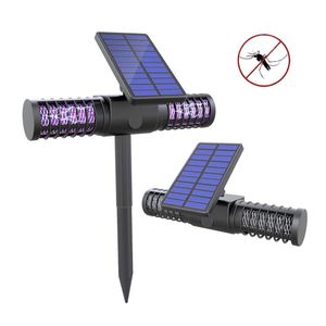 Led Multi-Functional Lights Brelong Outdoor Solar Mosquito Killer 15W Uv Trap Absorption Physique Électron P Ocatalyst Lampe Avec Lig Otday