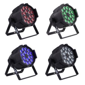 LED Multi Par Can Par 64 Interior Led Wash DJ light 18X15W RGBAW 5-en-1 DJ party iluminación de escenario