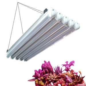LED Plant Grow Light T8 LED Tube Integrated 120CM 1.2M 18W 36W Green House luces de tubo Tent Room sistemas hidropónicos Growing Lamp Red Blue usalight