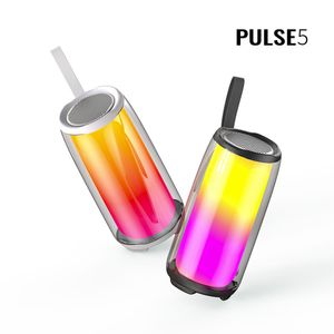 Altavoz LED pulse5 Bluetooth Altavoz Bluetooth portátil Luz de pantalla completa subwoofer pesado Regalo