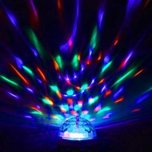 LED RAVE TOY DJ Éclairage Sound Party Auto USB Mini Disco Ball Lights RGB Multi Color Car atmosphère DÉCORATIONS DE SALLE LAMP MAGIC STROBE LUMIÈRE 240410