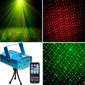 LED Stage Light DJ Disco Light Projecteur Laser Lights Sound Activé Flash pour le mariage de la fête de Noël
