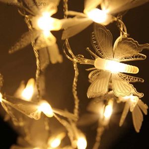 LED Strings Lumineux 5M 20leds libellule/papillon/pissenlit noël LED chaîne fée lumière pêche intérieur extérieur jardin arbre décoration YQ240401