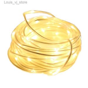 Cordes LED La plus longue guirlande de rue IP68 étanche néon signe lumière fête de Noël décoration extérieure tube corde lampe bande YQ240401