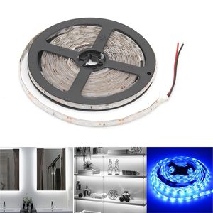 Bande lumineuse LED DC12V 5 mètres/paquet SMD 2835 lumière de bande Flexible pour cuisine chambre escaliers arrière-cour couloirs décoration éclairage