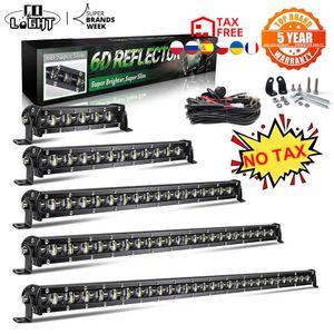 Bandes LED CO LIGHT 2022 Le plus récent 150W 4x4 Led Bar Spot Flood 32 pouces Offroad Led Light Bar pour la conduite de camions Lada Niva Tractor Boat 12V 24V P230315