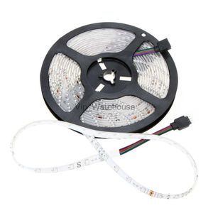 Bandes LED Bande lumineuse LED RGB étanche 5M SMD 3528 300 LED/rouleau + télécommande 44 touches + alimentation 12V 2A prise US EU UK AU décoration de fête HKD230912