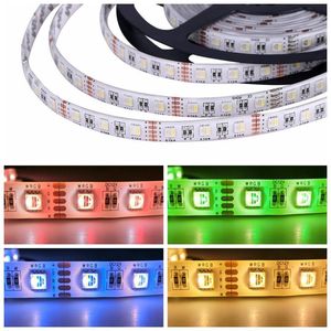 Bandes led rgbw 4 en 1 puce led bande lumineuse 12VDC 24VDC largement utilisée pour la décoration de fête de mariage d'hôtel