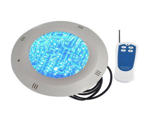 Lampe de piscine LED AC 12V DC12V, lumières sous-marines à montage en Surface, étanche IP68 avec télécommande 18W 24W 35W RGB lumières Col5629724